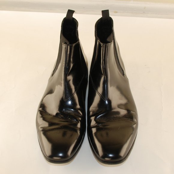 Mens Prada patent leather boots - Picture 1 of 5